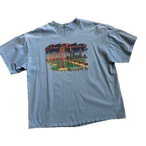 Vintage Powder Blue San Francisco Tee XL